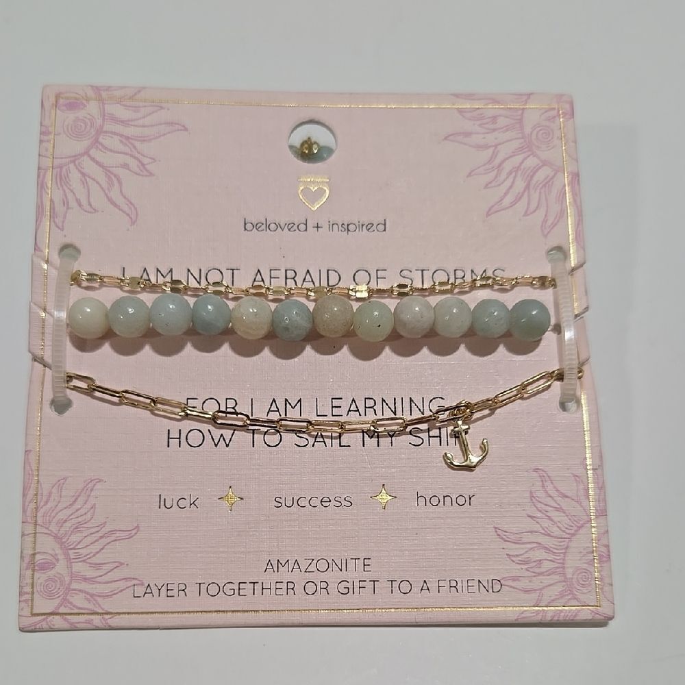 Amazonite Bracelet Set